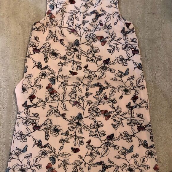 Medium RW&CO Blush Floral Print Tent Dress - Picture 2 of 5